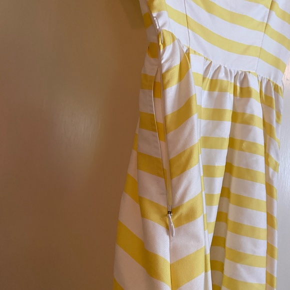 Ted Baker Yellow Striped Dress - Picture 4 of 8